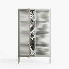 Ode to Summer 4 - Cabinet - Diana Catchpole - Chalk - Reeded glass