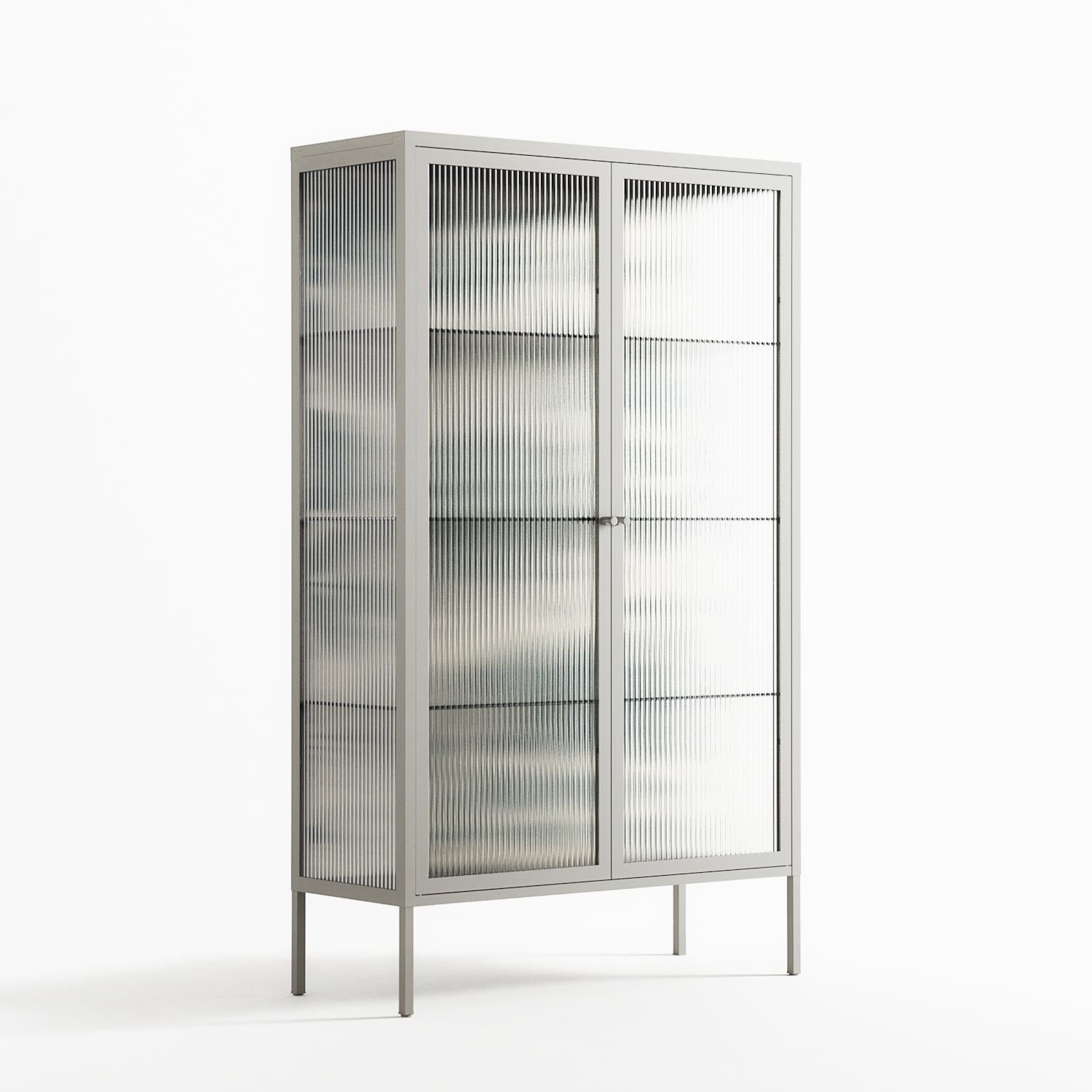 Ode to Summer 6 - Cabinet - Diana Catchpole - Chalk - Reeded glass