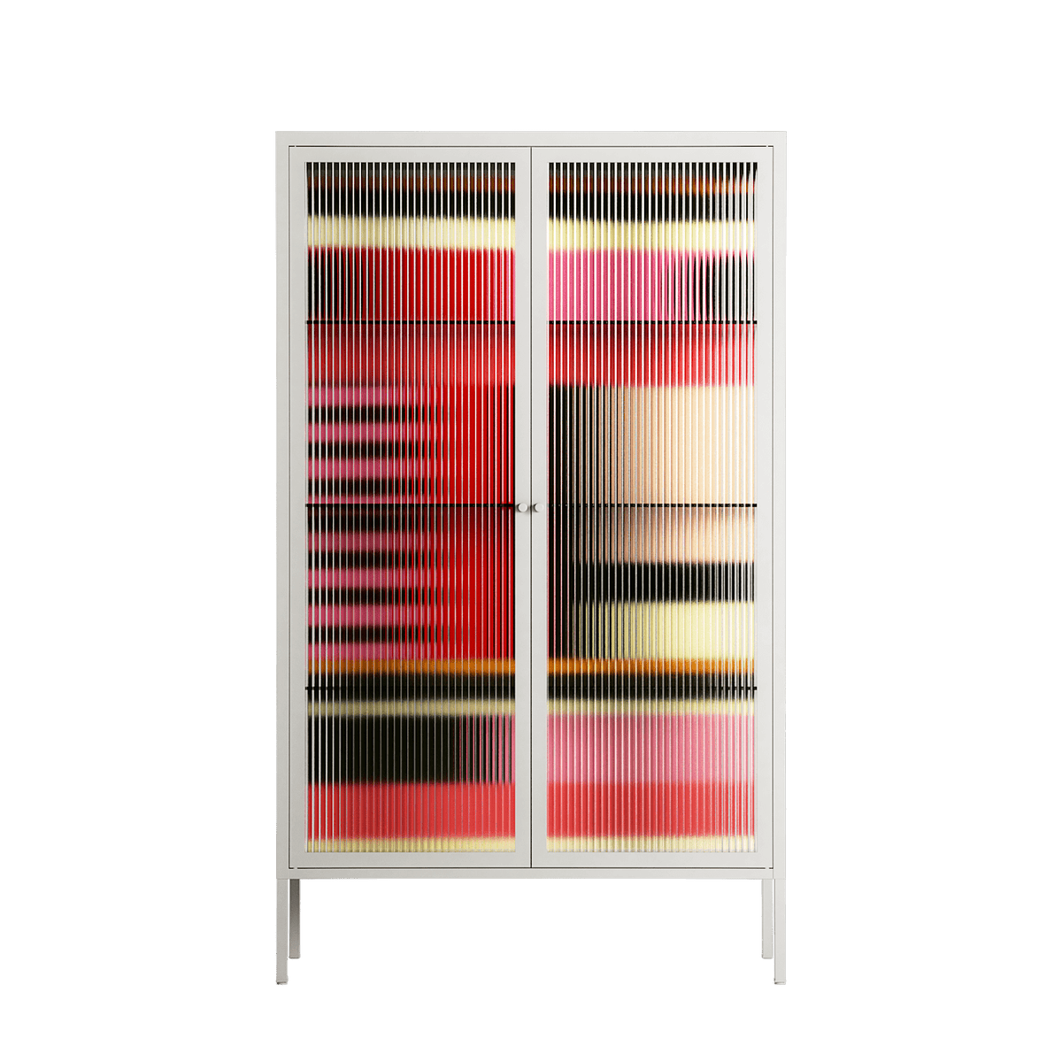 Harmonic - Cabinet - Rikki Hewitt - Chalk - Reeded glass