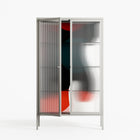 Plume - Cabinet - Rikki Hewitt - Chalk - Reeded glass