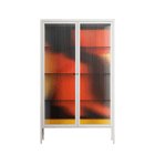 Swift - Cabinet - Rikki Hewitt - Chalk - Reeded glass