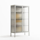 Knights - Cabinet - Naia Escribano - Chalk - Reeded glass
