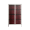 Ornaments - Cabinet - Naia Escribano - Chalk - Reeded glass