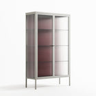 Ornaments - Cabinet - Naia Escribano - Chalk - Reeded glass
