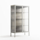 Oberon and Elgar - Cabinet - Naia Escribano - Chalk - Reeded glass