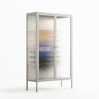 Evil Eye Sun - Cabinet - Mo Kalache - Chalk - Reeded glass