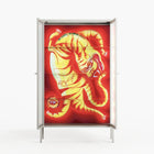 Burning Tiger - Cabinet - Mo Kalache - Chalk - Reeded glass