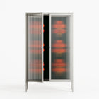 Berry Branch - Cabinet - Ethan Fender - Chalk - Reeded glass