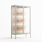 Crow Del Sol - Cabinet - Ethan Fender - Chalk - Reeded glass