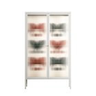 Curious Creatures - Cabinet - Ethan Fender - Chalk - Reeded glass