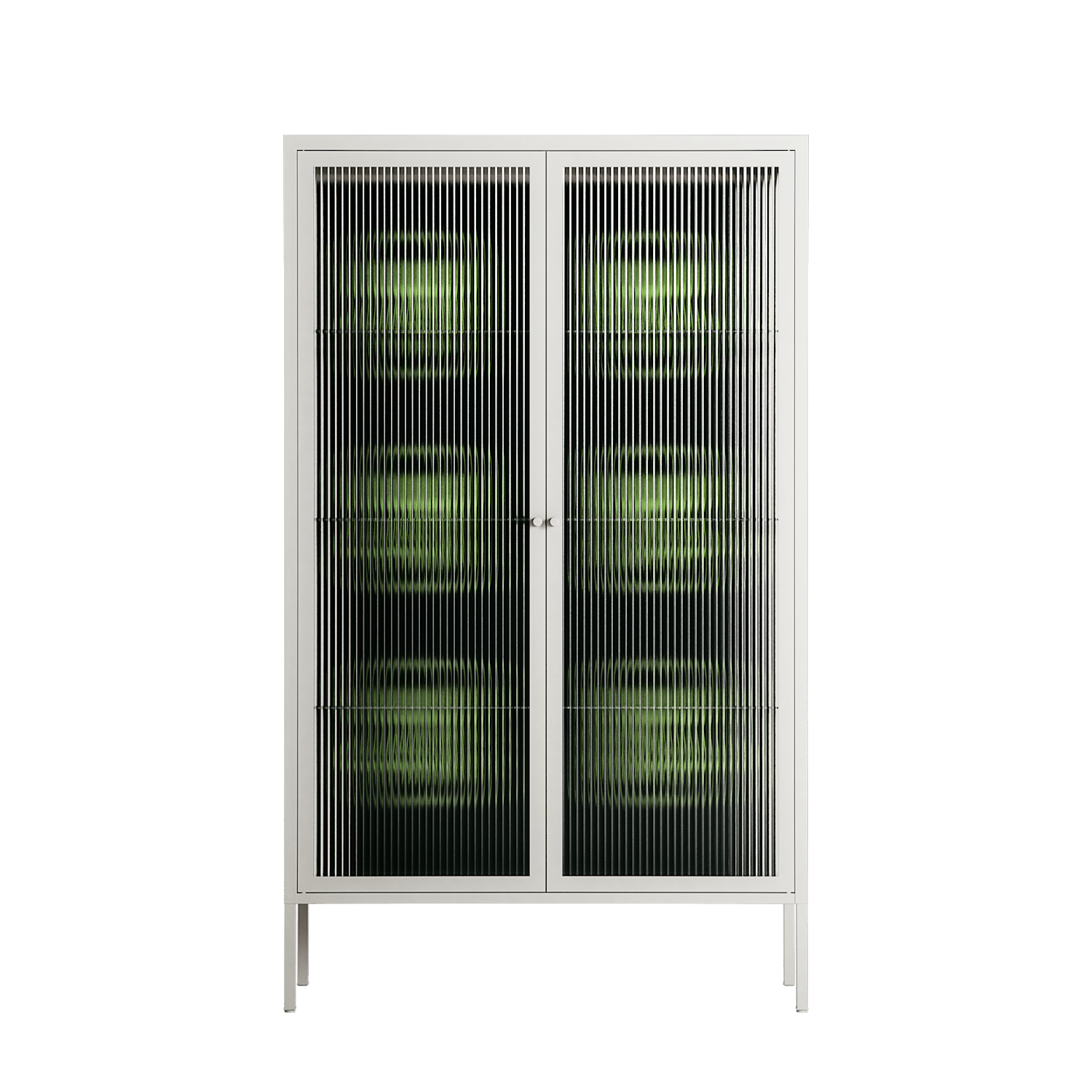 Evergreen Stag - Cabinet - Ethan Fender - Chalk - Reeded glass
