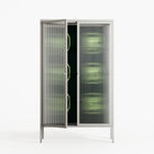 Evergreen Stag - Cabinet - Ethan Fender - Chalk - Reeded glass