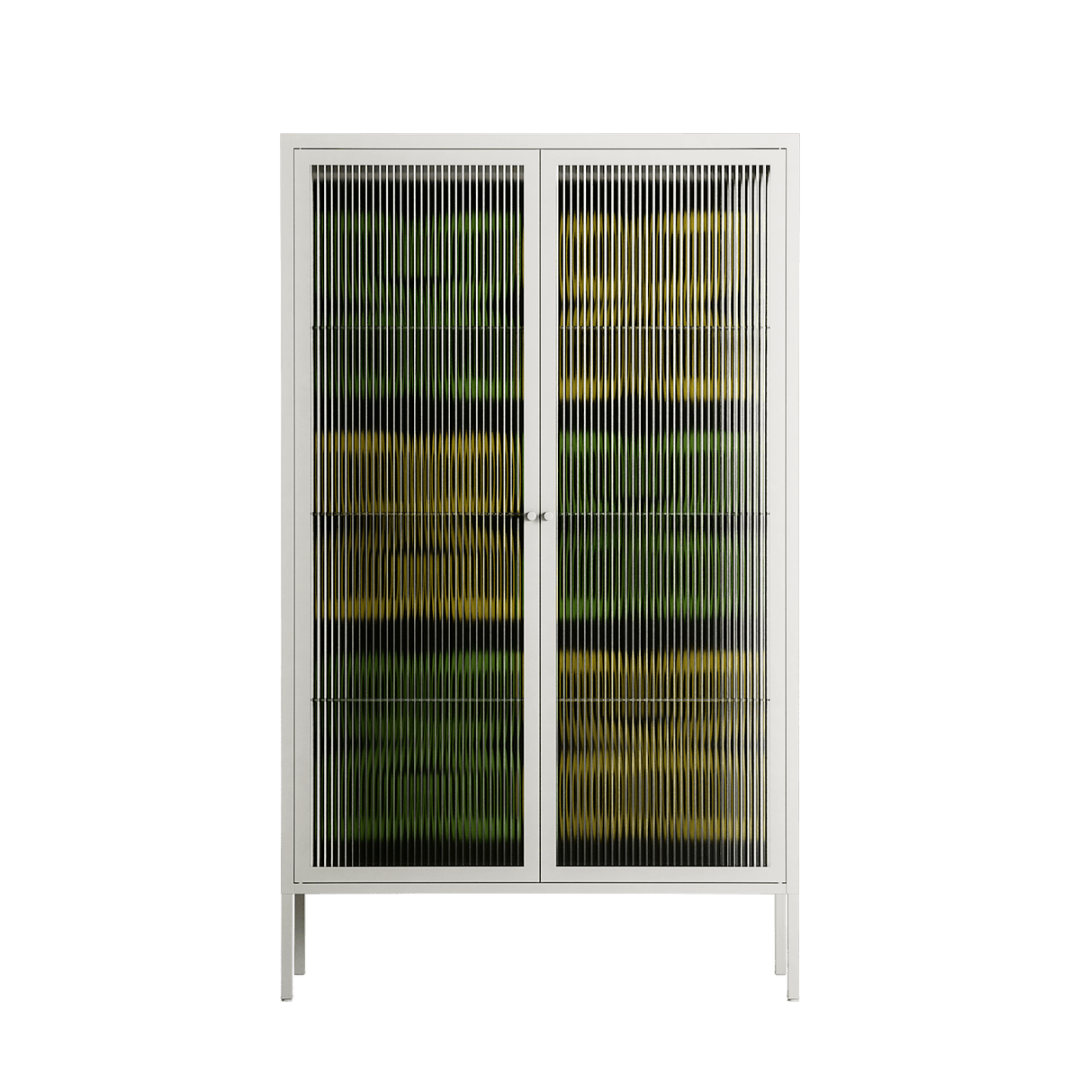 Ultra Bloom - Cabinet - Ethan Fender - Chalk - Reeded glass