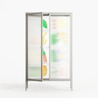 Shapes - Cabinet - Lydia Greaves - Chalk - Reeded glass