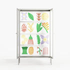 Shapes - Cabinet - Lydia Greaves - Chalk - Reeded glass
