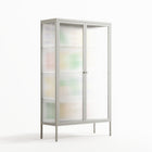 Shapes - Cabinet - Lydia Greaves - Chalk - Reeded glass