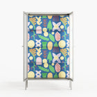 Shapes Blue - Cabinet - Lydia Greaves - Chalk - Reeded glass