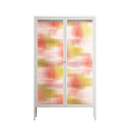 Cats - Cabinet - Lydia Greaves - Chalk - Reeded glass