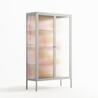 Cats - Cabinet - Lydia Greaves - Chalk - Reeded glass