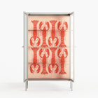 Lobsters - Cabinet - Lydia Greaves - Chalk - Reeded glass