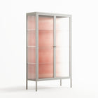Lobsters - Cabinet - Lydia Greaves - Chalk - Reeded glass