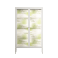Pears - Cabinet - Lydia Greaves - Chalk - Reeded glass