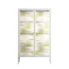 Pears - Cabinet - Lydia Greaves - Chalk - Reeded glass