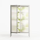 Pears - Cabinet - Lydia Greaves - Chalk - Reeded glass
