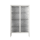 Wave In Wave - Cabinet - Guido De Boer - Chalk - Reeded glass
