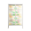 Shapes Cream - Cabinet - Lydia Greaves - Chalk - Reeded glass