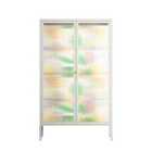 Shapes Cream - Cabinet - Lydia Greaves - Chalk - Reeded glass