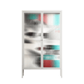 The Dessolution - Cabinet - Mathilda Kienast - Chalk - Reeded glass