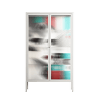 The Dessolution - Cabinet - Mathilda Kienast - Chalk - Reeded glass