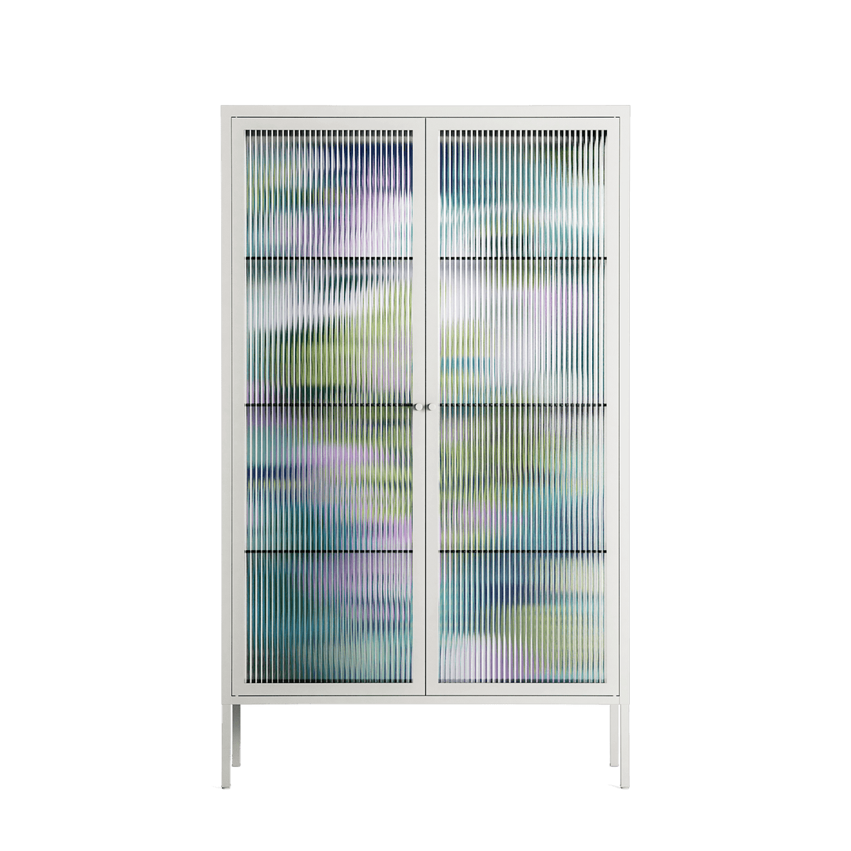 A Bridge Across Time 2 - Cabinet - Nick Liefhebber - Chalk - Reeded glass