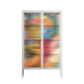 The Towering Hall Full Of Light - Cabinet - Nick Liefhebber - Chalk - Reeded glass