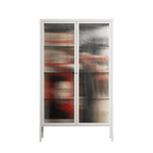 Where We Belong - Cabinet - Sophie Goudman-Peachey - Chalk - Reeded glass