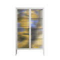 The Towering Hall Full Of Light 2 - Cabinet - Nick Liefhebber - Chalk - Reeded glass