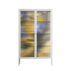 The Towering Hall Full Of Light 2 - Cabinet - Nick Liefhebber - Chalk - Reeded glass