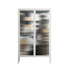 Dreaming With Open Eyes - Cabinet - Sophie Goudman-Peachey - Chalk - Reeded glass