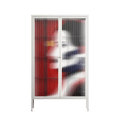 Unseen In Plain Sight - Cabinet - Mathilda Kienast - Chalk - Reeded glass