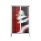 Unseen In Plain Sight - Cabinet - Mathilda Kienast - Chalk - Reeded glass