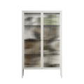 As The Rain Falls - Cabinet - Sophie Goudman-Peachey - Chalk - Reeded glass