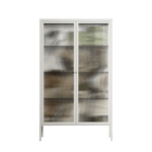 As The Rain Falls - Cabinet - Sophie Goudman-Peachey - Chalk - Reeded glass