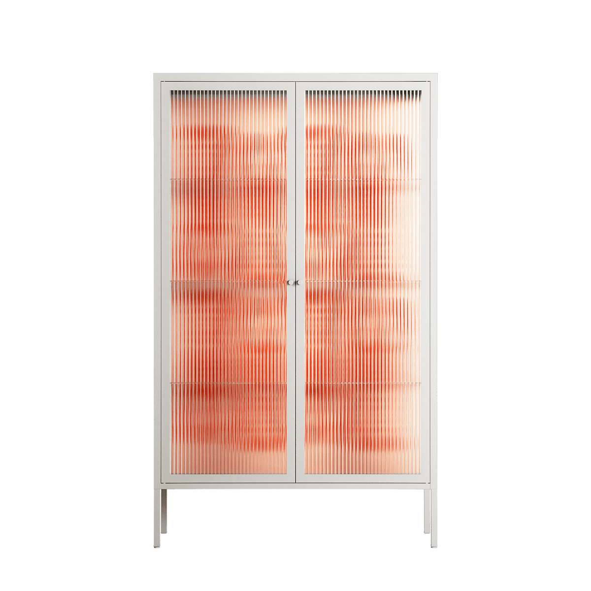 Lobsters - Cabinet - Lydia Greaves - Chalk - Reeded glass