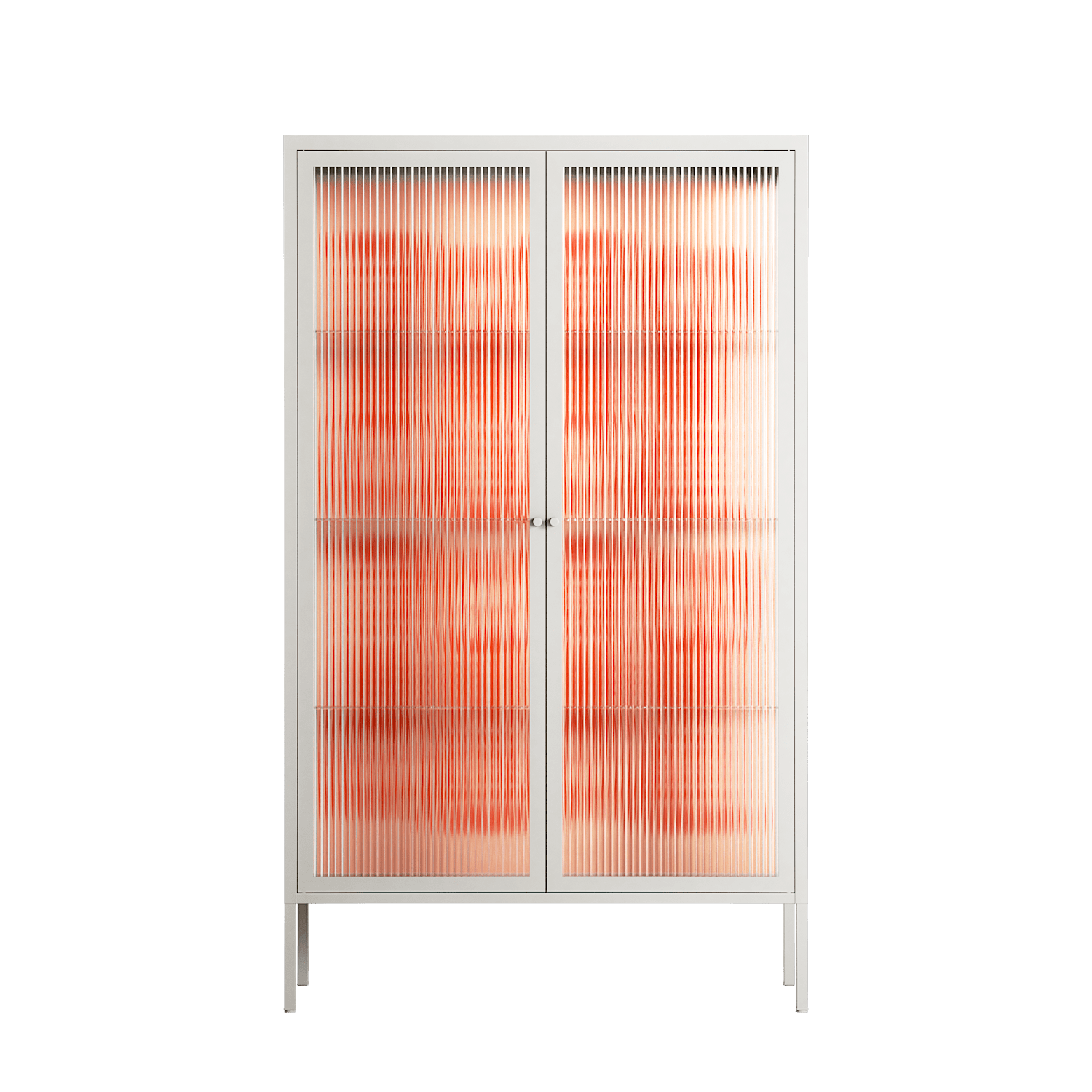 Lobsters - Cabinet - Lydia Greaves - Chalk - Reeded glass
