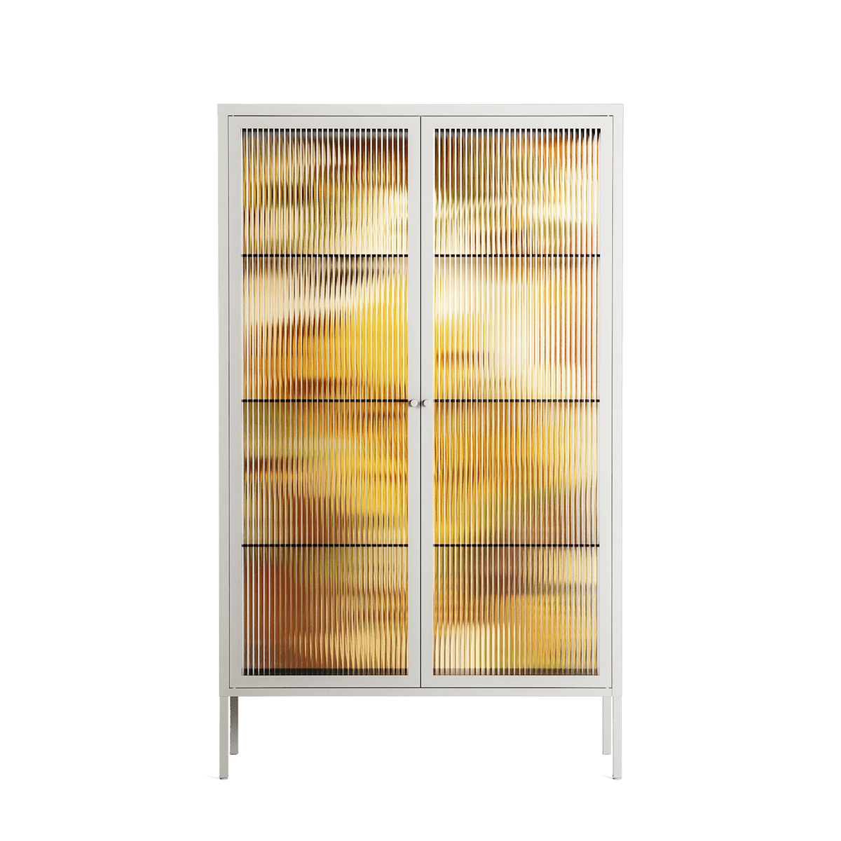 A Bridge Across Time 4 - Cabinet - Nick Liefhebber - Chalk - Reeded glass