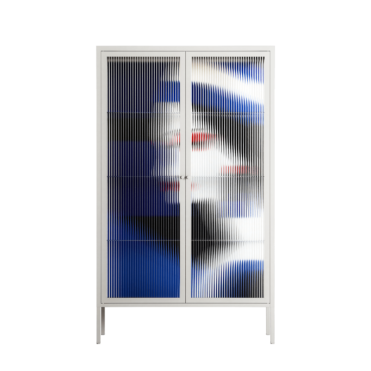 Beyond The Veil Of Consciousness - Cabinet - Mathilda Kienast - Chalk - Reeded glass