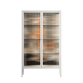 We Are Who We Are - Cabinet - Sophie Goudman-Peachey - Chalk - Reeded glass