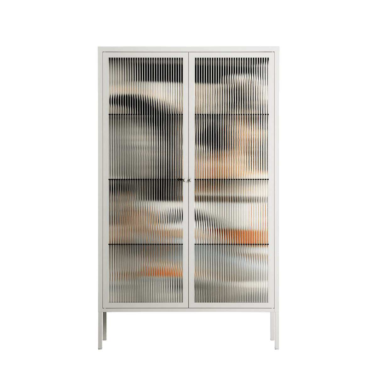 Sweet Far Away - Cabinet - Sophie Goudman-Peachey - Chalk - Reeded glass