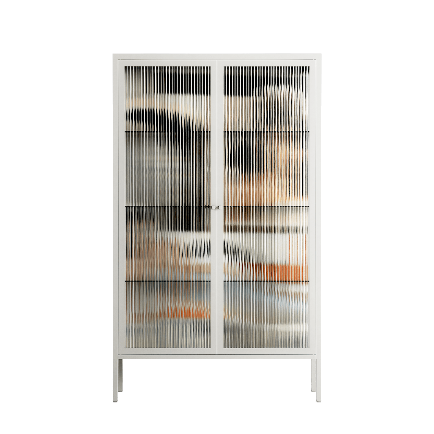 Sweet Far Away - Cabinet - Sophie Goudman-Peachey - Chalk - Reeded glass